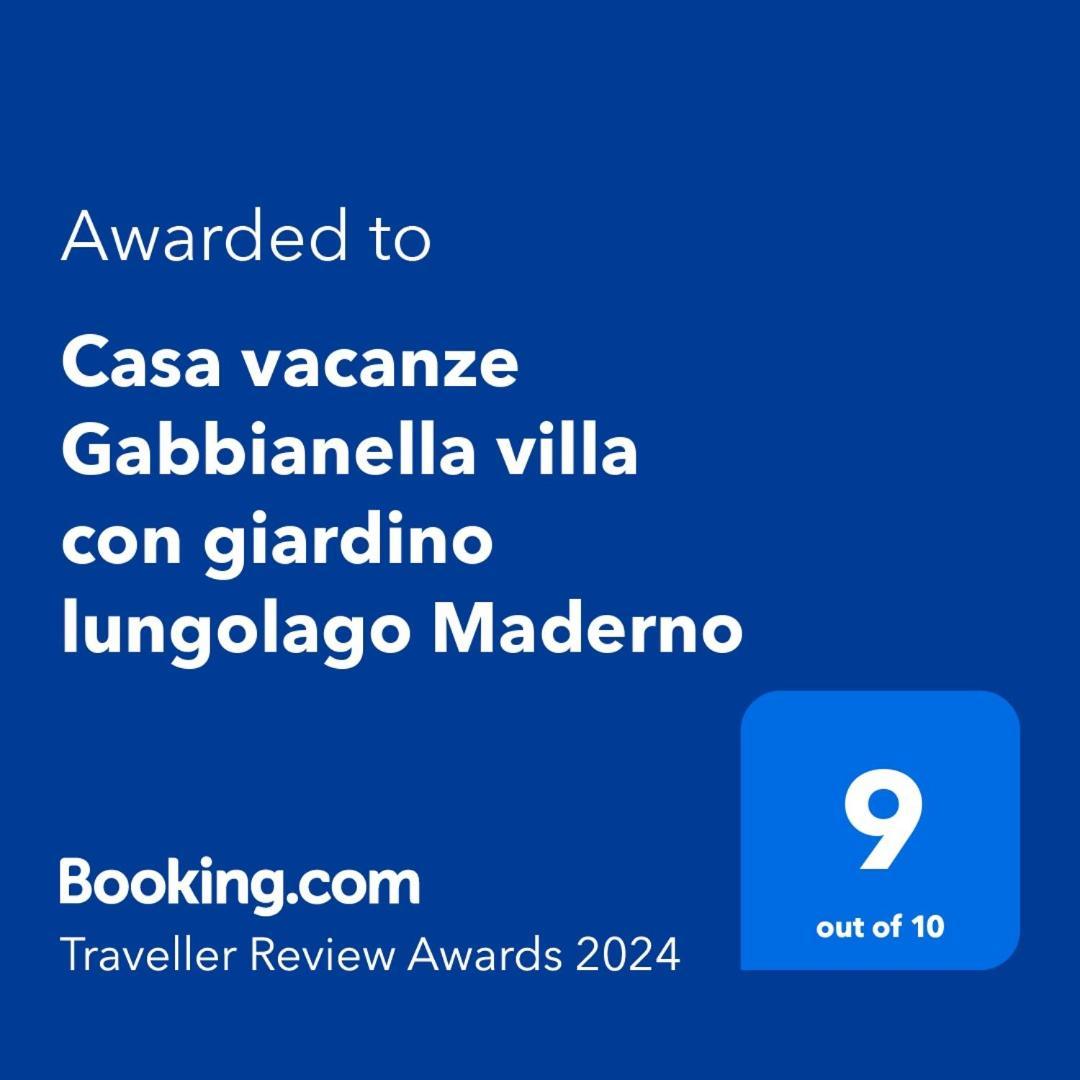 Casa Vacanze Gabbianella Villa Con Giardino Lungolago Maderno 托斯科拉诺-马德尔诺 外观 照片
